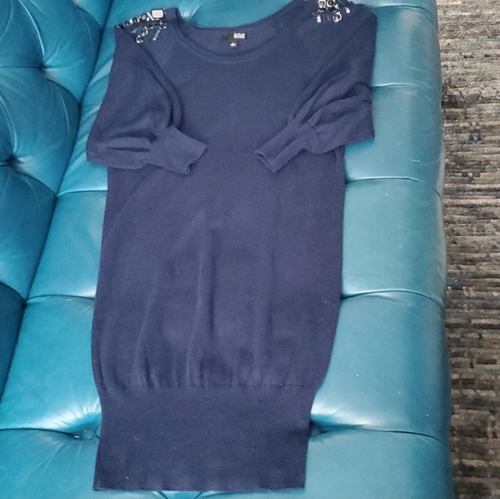 Bisou Bisou Jeweled Sweater Dress - Picture 7 of 9